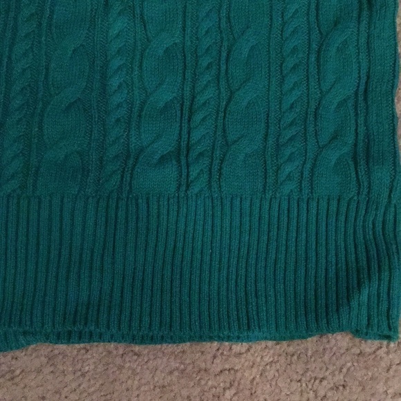 Green boat neck sweater - Picture 6 of 6
